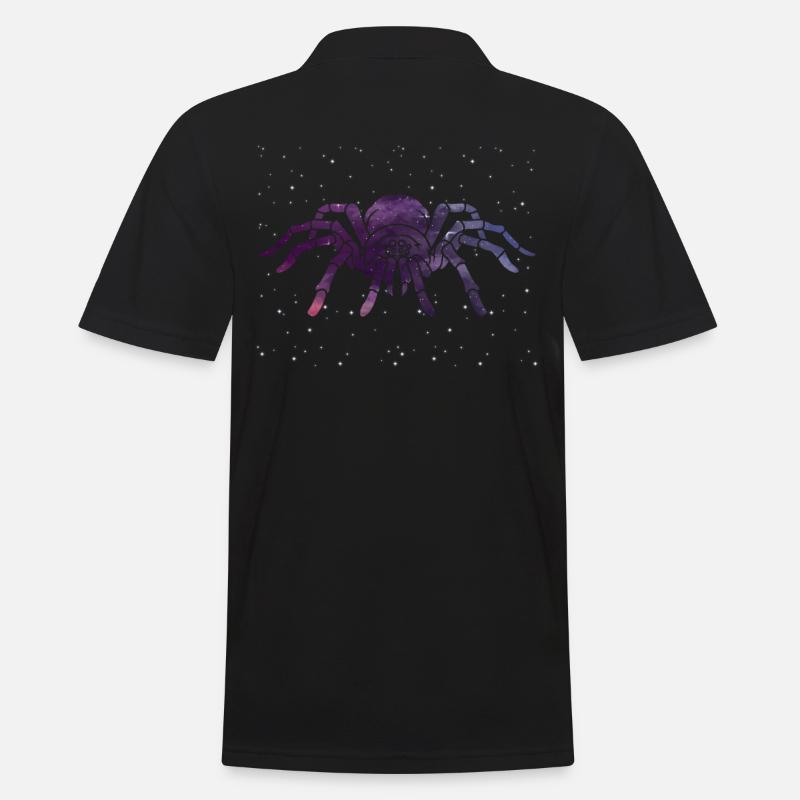 Motif d’étoile d’araignée céleste - Polo Homme - noir