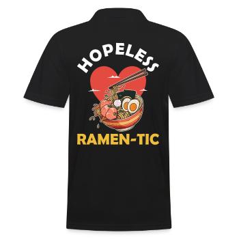 Ramen Nudel Suppe Japanische Küche - Männer Poloshirt - Schwarz - Hinten - Kai (181cm)