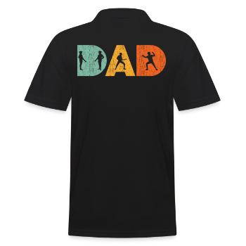 Escrime Père Fierté et Élégant - Polo Homme - noir - Dos - Kai (181cm)
