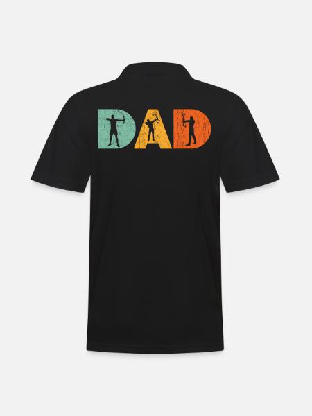 Archery Dad - Just like you - Men's Polo Shirt - black