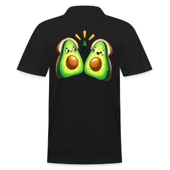 Joyeux amis de l’avocat célébrant - Polo Homme - noir - Dos - Kai (181cm)