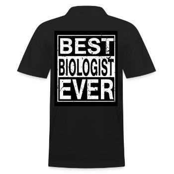 Biologiste Meilleur biologiste - Polo Homme - noir - Dos - Kai (181cm)