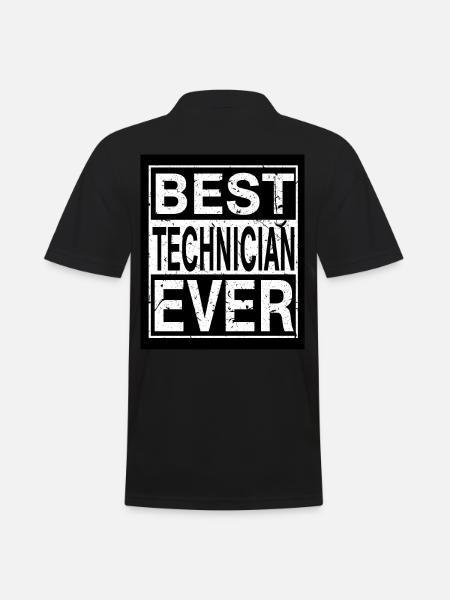 Technician Best Technician - Men's Polo Shirt - black