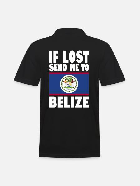 Drapeau du Belize - Polo Homme - noir