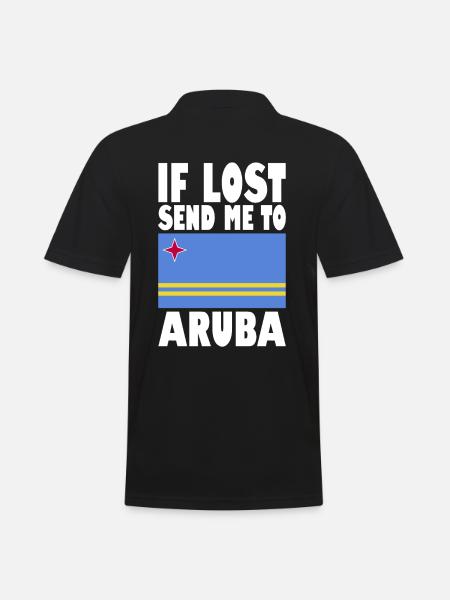 Drapeau d’Aruba - Polo Homme - noir