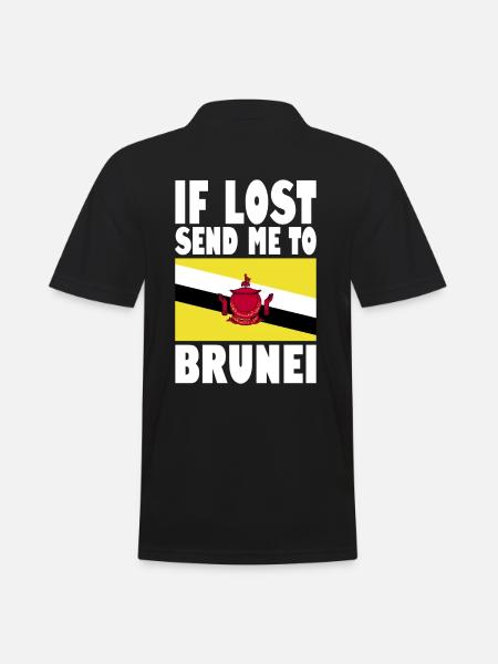 Drapeau du Brunei - Polo Homme - noir