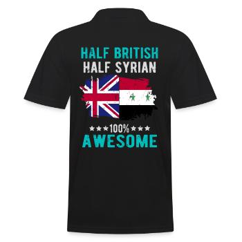 Moitié britannique moitié syrien - Polo Homme - noir - Dos - Kai (181cm)