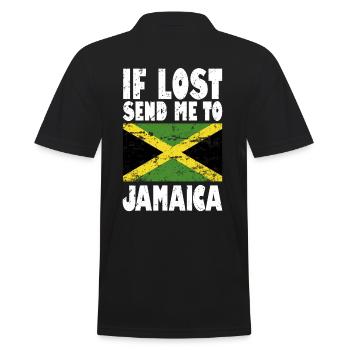 Drapeau de la Jamaïque - Polo Homme - noir - Dos - Kai (181cm)