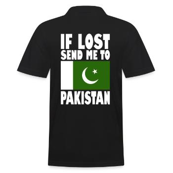 Drapeau pakistanais - Polo Homme - noir - Dos - Kai (181cm)