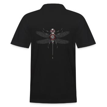 Dragonfly Insect Techno Haut-Parleur Robot Basse - Polo Homme - noir - Dos - Kai (181cm)
