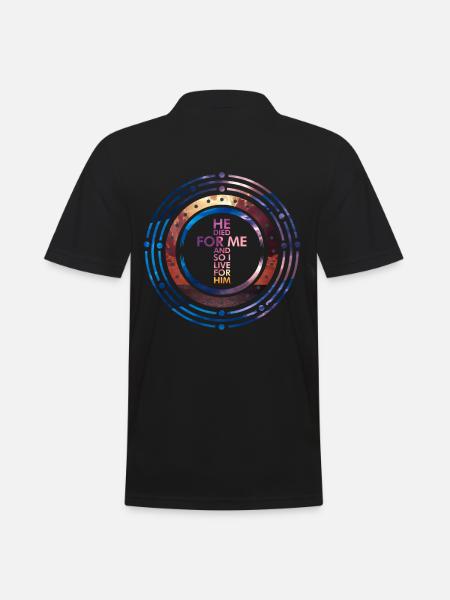 Chrétien Jésus Christ, cadeau de religion catholique - Polo Homme - noir