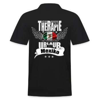 no therapy Mexico - Men's Polo Shirt - black - Back - Kai (181cm)