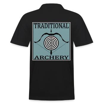 Tir à l'arc traditionnel - Polo Homme - noir - Dos - Kai (181cm)