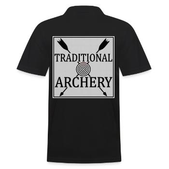 Tir à l'arc traditionnel - Polo Homme - noir - Dos - Kai (181cm)