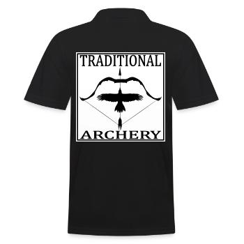 Tir à l'arc traditionnel - Polo Homme - noir - Dos - Kai (181cm)