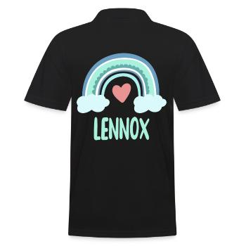 Lennox Nom Rainbow Baby - Polo Homme - noir - Dos - Kai (181cm)