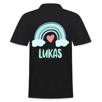 Luke Nom Rainbow Baby - Polo Homme - noir - Dos - Kai (181cm)