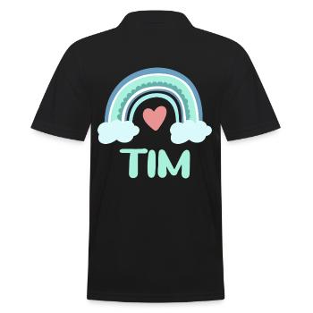 Tim Nom Rainbow Baby - Polo Homme - noir - Dos - Kai (181cm)