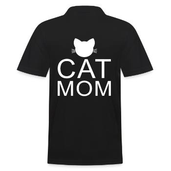 Chats Maman Chat Maman Maman Maman Meow Meow animaux domestiques - Polo Homme - noir - Dos - Kai (181cm)