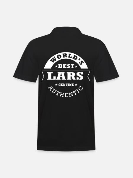Lars Gift Man name lars - Men's Polo Shirt - black
