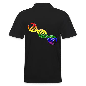 Gay DNA LGBT GAY Gay Lesbian Gay Pride - Polo Homme - noir - Dos - Kai (181cm)