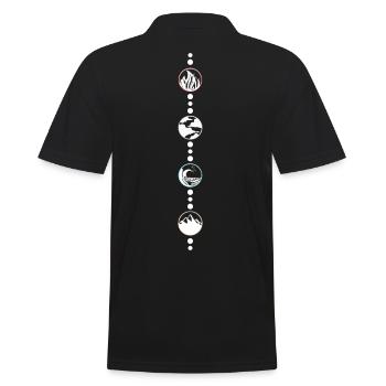 4 Produits - Polo Homme - noir - Dos - Kai (181cm)