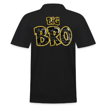 Big Bro frère aîné Frères et sœurs correspondants Famille - Polo Homme - noir - Dos - Kai (181cm)