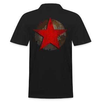 étoile rouge d’occasionLOOK LEFT - Polo Homme - noir - Dos - Kai (181cm)