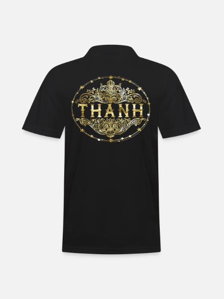Thanh - Men's Polo Shirt - black