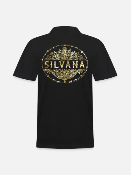 Silvana - Men's Polo Shirt - black