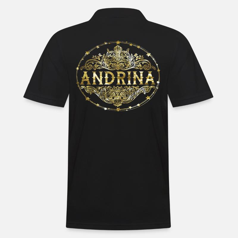 Andrina - Männer Poloshirt - Schwarz