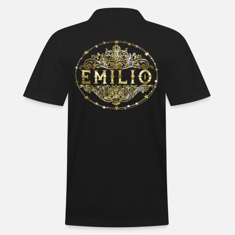 Emilio - Polo da uomo - nero