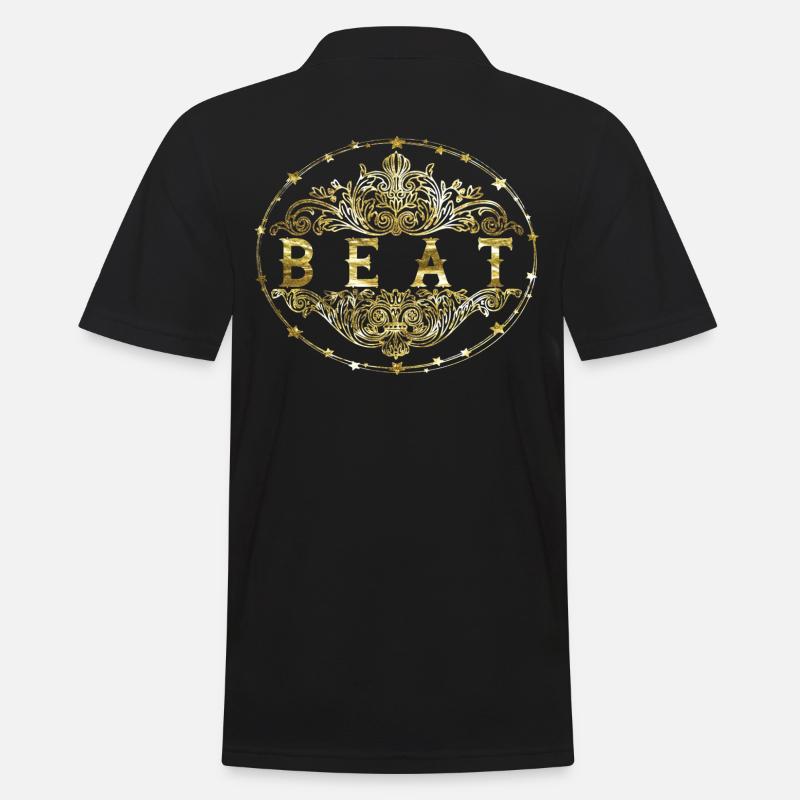 Beat - Männer Poloshirt - Schwarz