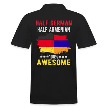 Moitié allemand moitié arménien - Polo Homme - noir - Dos - Kai (181cm)