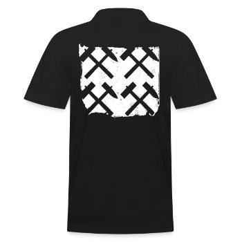 Artisan mineur des mines de maillet et de fer - Polo Homme - noir - Dos - Kai (181cm)