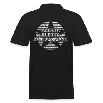 Alerta Alerta Antifascisme - Polo Homme - noir - Dos - Kai (181cm)