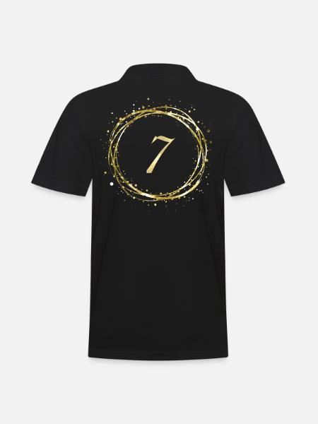 7 - Men's Polo Shirt - black