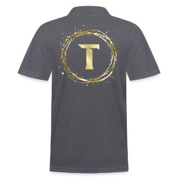 T - Polo Homme - charbon - Dos - Nico (186cm)