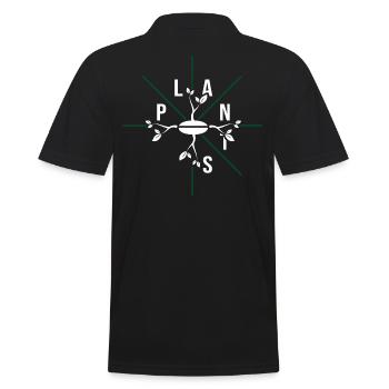 Garten Gartenarbeit Biogarten Pflanzen Aussaat - Männer Poloshirt - Schwarz - Hinten - Kai (181cm)