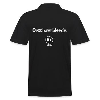 Orschwerbleede saxon Ossi Totenkopf - Polo Homme - noir - Dos - Kai (181cm)