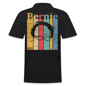 Bernie 2020 Bernie Sanders Supporters - Men's Polo Shirt - black - Back - Kai (181cm)