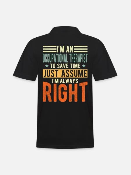 Occupational therapist - Men's Polo Shirt - black