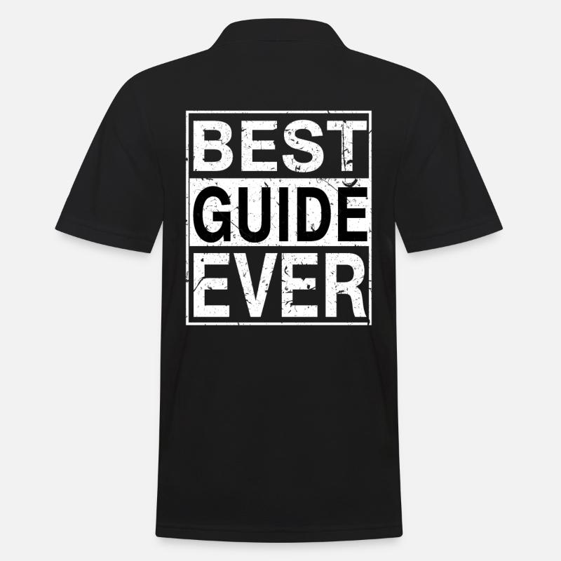 Bester Guide aller Zeiten Guide-Geschenk - Männer Poloshirt - Schwarz