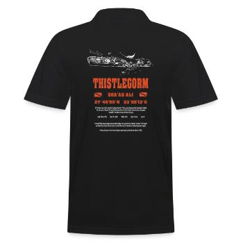 Wrack Rotes Meer Thistlegorm Tauchen Geschenk - Männer Poloshirt - Schwarz - Hinten - Kai (181cm)