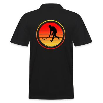 Floorball Floorball FLOORBALL SEASON Floorball Game - Men's Polo Shirt - black - Back - Kai (181cm)