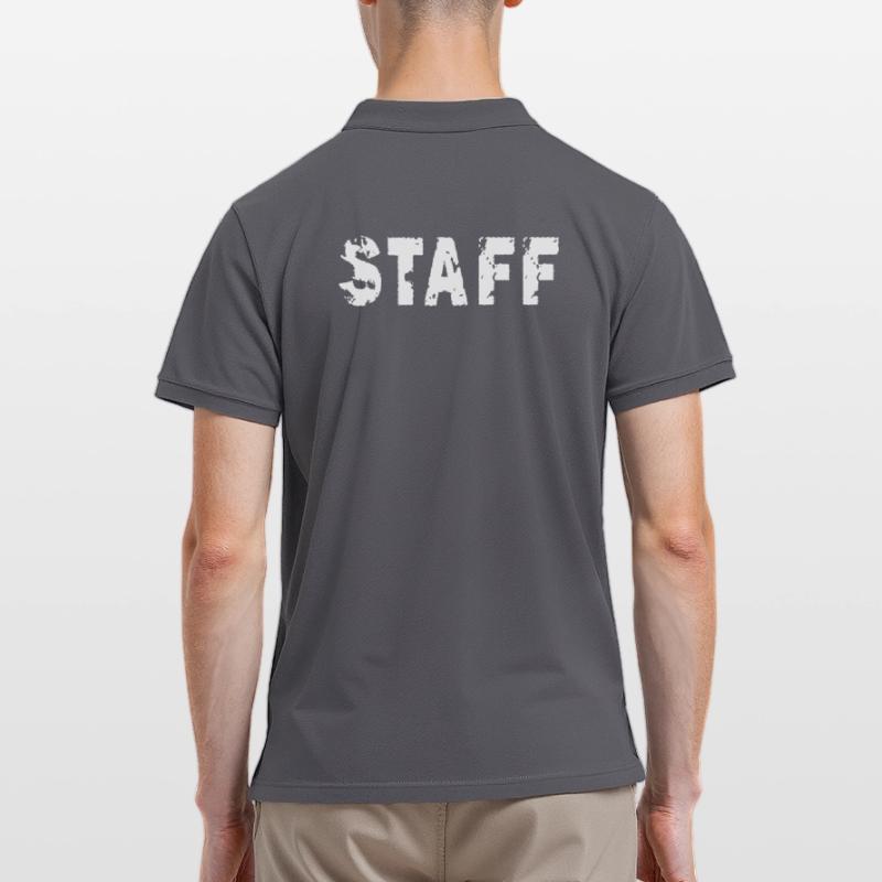 Staff Team Technik Security Construction helper Men's Polo Shirt