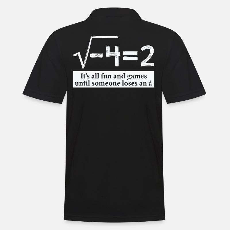 Someone Loses An i Funny Math Gift for Pi day - Männer Poloshirt - Schwarz