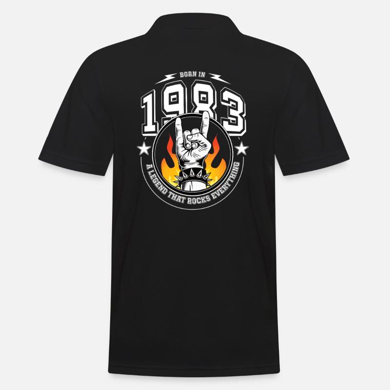 1983 Anniversaire, tout bascule - Polo Homme - noir