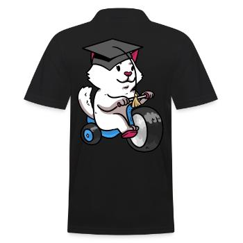 Cat Tricycle Riding Test Enfants Baby Riding - Polo Homme - noir - Dos - Kai (181cm)