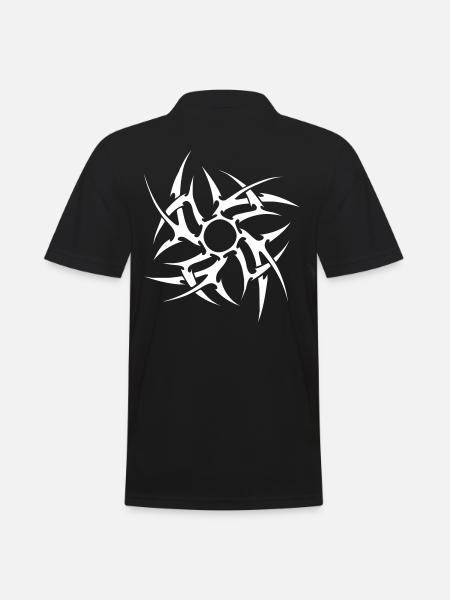 Ninja Star - Men's Polo Shirt - black
